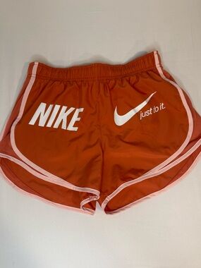 Nike Dri-FIT Burnt Orange & Pink Athletic Shorts Size S